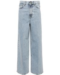 TOTEME - Totême High-Waisted Wide-Leg Jeans - Lyst