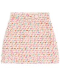 Valentino - Candy Tweed Short Skirt - Lyst