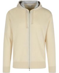 Eleventy - Hooded Cashmere Sweater - Lyst