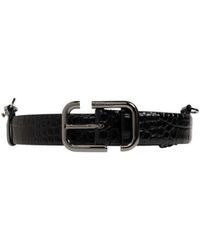 The Attico - The Chain-Detail Leather Belt - Lyst