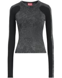 DIESEL - Color-Block Printed Long Sleeve T-Shirt - Lyst