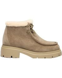 Stuart Weitzman - Hudson Shearling Chukka - Lyst