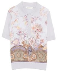 Zimmermann - Luna Floral Print Jersey - Lyst