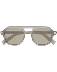 ZEGNA - Oval Frame Sunglasses - Lyst