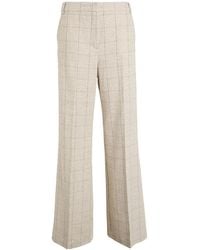 MAX&Co. - Loose-Fit Plaid Trousers - Lyst