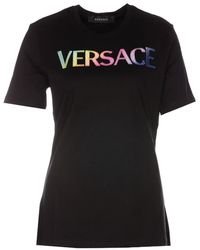 Versace - Micro-Standard Short-Sleeved T-Shirt - Lyst