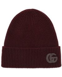 Gucci - Knitted Cuffed Beanie - Lyst