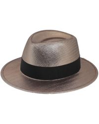Saint Laurent - Solid-Colored Woven Strap Hat - Lyst