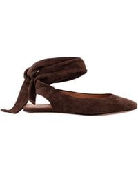 The Attico - The Wrap Strap Flat Shoes - Lyst