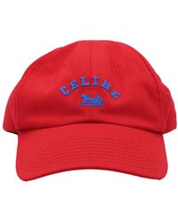 Celine - Logo Hat - Lyst