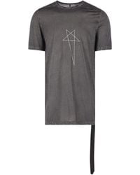 Rick Owens - Short-Sleeved Crewneck T-Shirt - Lyst