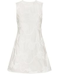 ROTATE BIRGER CHRISTENSEN - Floral Embroidered Mini Dress - Lyst