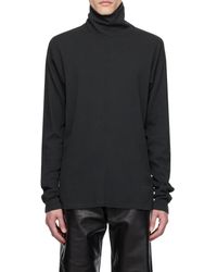 MM6 by Maison Margiela - Roll-Neck Ribbed-Knit Jumper - Lyst