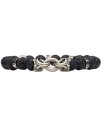 Ferragamo - Ferragamo Logo Engraved Branded Bracelet - Lyst