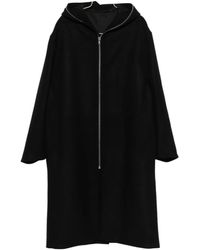 Rick Owens - Zipped Hooded Raincoat - Lyst