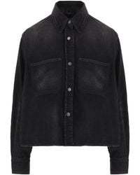 Haikure - Long-Sleeved Denim Shirt - Lyst