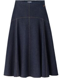 Jacquemus - The Triangle De-Nîmes Denim Skirt - Lyst