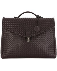 Bottega Veneta - Large Woven Briefcase - Lyst