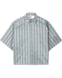 Jil Sander - Checked Button-Up Shirt - Lyst