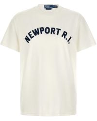 Polo Ralph Lauren - Graphic-Appliqué T-Shirt - Lyst