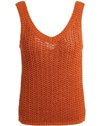 Max Mara - V-Neck Knitted Vest - Lyst
