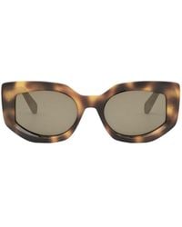 Celine - Geometric Frame Sunglasses - Lyst