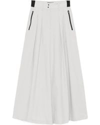 Herno - Wide-Leg Pleated Trousers - Lyst