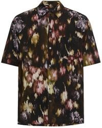 AllSaints - Wildflower Abstract Print Shirt - Lyst
