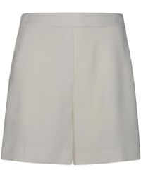 P.A.R.O.S.H. - 'Panty' Cream Polyester Shorts - Lyst