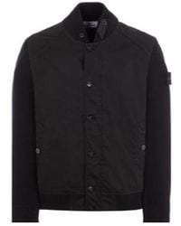 Stone Island - Logo Medallion Casual Jacket - Lyst