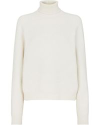 Fendi - Turtleneck Knit Long-Sleeve Sweater - Lyst