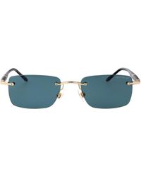 Montblanc - Eyewear Rimless Rectangular Sunglasses - Lyst