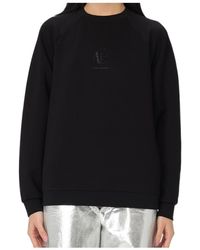 ARMANI EXCHANGE - Logo-Detail Round-Neck Sweatshirt - Lyst