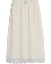 Simone Rocha - Lace-Trim Midi Skirt - Lyst