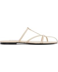 Jil Sander - Strappy Flat Sandals - Lyst