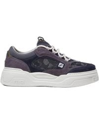 Fendi - Force Lace-Up Sneakers - Lyst