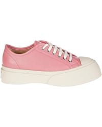 Marni - Logo Patch Platform Pablo Sneakers - Lyst