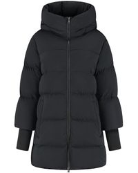 Woolrich - Madison Hooded Zipped Coat - Lyst