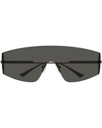 Bottega Veneta - Eyewear Shield Rimless Sunglasses - Lyst
