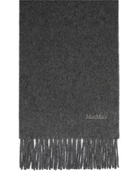Max Mara - Embroidered Wool Scarf - Lyst