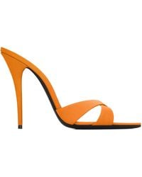 Saint Laurent - Open-Toed High-Heeled Sandals - Lyst