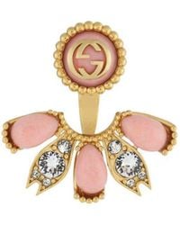 Gucci - Interlocking G Single Earring - Lyst