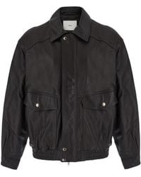 DUNST - Long-Sleeve Leather Jacket - Lyst