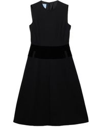 Prada - Natté Fabric Dress - Lyst