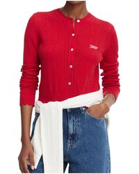 Tommy Hilfiger - Long-Sleeve Knit Cardigan - Lyst