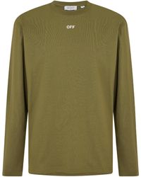 Off-White c/o Virgil Abloh - Long-Sleeved T-Shirt - Lyst