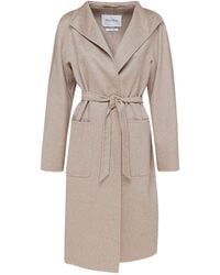 Max Mara - Lilia Belted Long-Sleeved Coat - Lyst