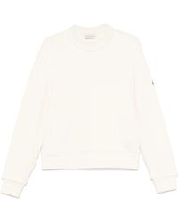Moncler - Logo Patch Crewneck Sweatshirt - Lyst