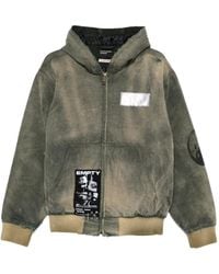 Enfants Riches Deprimes - Enfants Riches Déprimés War Started Distressed Hooded Work Jacket - Lyst