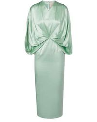 ROKSANDA - Tari Gathered Silk Cocktail Dress - Lyst